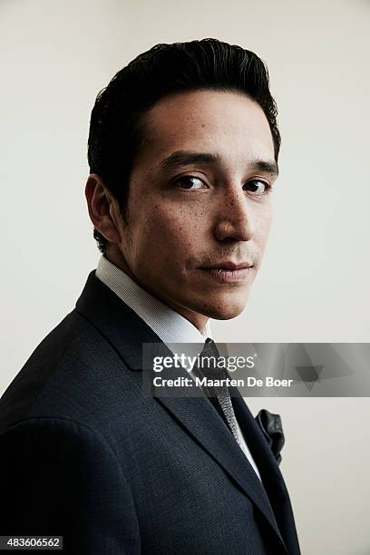 Actor Gabriel Luna from ABC 'Wicked City' poses poses in the Getty Images Portrait Studio powered by Samsung Galaxy at the 2015 Summer TCA's at The...