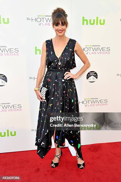 Actress Erinn Hayes attends the screening of Hulu and Paramount Digital Entertainment's "The Hotwives Of Las Vegas" at Sherry Lansing Theatre at...
