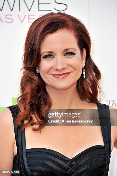 Actress Dannah Phirman attends the screening of Hulu and Paramount Digital Entertainment's "The Hotwives Of Las Vegas" at Sherry Lansing Theatre at...