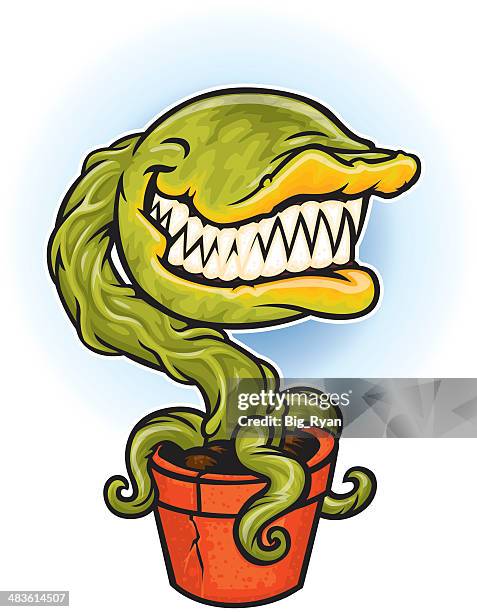 carnivorous plant - carnivorous plant stock illustrations