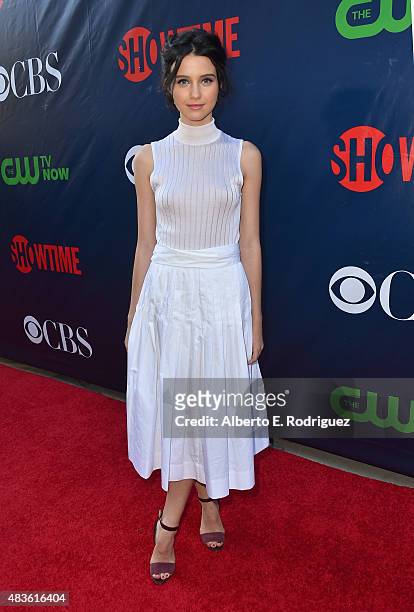Actress Julia Goldani Telles attends CBS' 2015 Summer TCA party at the Pacific Design Center on August 10, 2015 in West Hollywood, California.