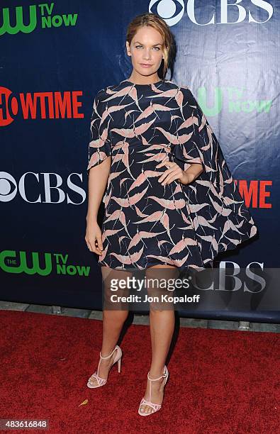 Actress Ruth Wilson arrives at CBS, CW And Showtime 2015 Summer TCA Party at Pacific Design Center on August 10, 2015 in West Hollywood, California.