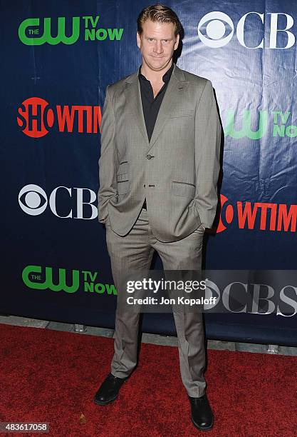 Actor Dash Mihok arrives at CBS, CW And Showtime 2015 Summer TCA Party at Pacific Design Center on August 10, 2015 in West Hollywood, California.