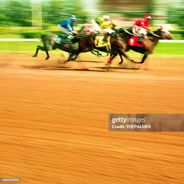 horse pferderennen - horse racing stock-fotos und bilder