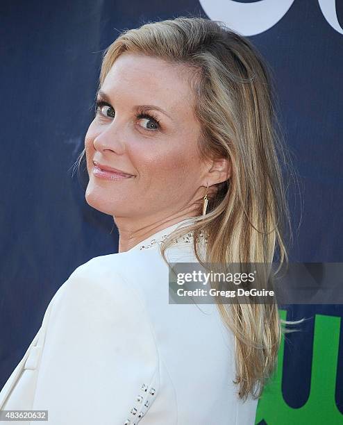 Actress Bonnie Somerville arrives at the CBS, CW And Showtime 2015 Summer TCA Party at Pacific Design Center on August 10, 2015 in West Hollywood,...