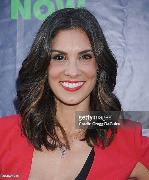 Actress Daniela Ruah arrives at the CBS, CW And Showtime 2015 Summer TCA Party at Pacific Design Center on August 10, 2015 in West Hollywood,...