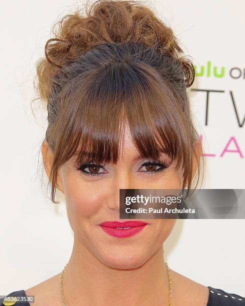 Actress Erinn Hayes attends the screening of "The Hotwives Of Las Vegas" at Sherry Lansing Theatre at Paramount Studios on August 10, 2015 in Los...