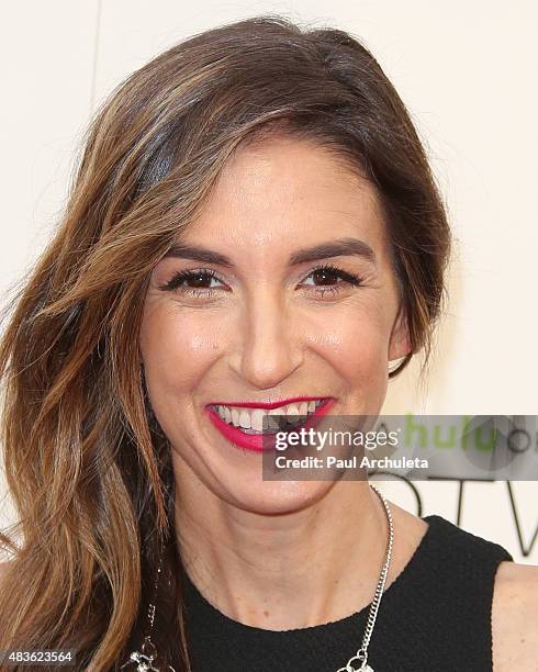 Actress Danielle Schneider attends the screening of "The Hotwives Of Las Vegas" at Sherry Lansing Theatre at Paramount Studios on August 10, 2015 in...