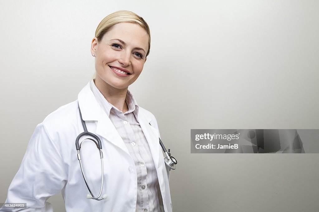 Portrait of a young female doctor