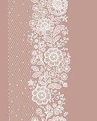 Vertical Seamless Pattern. lace.