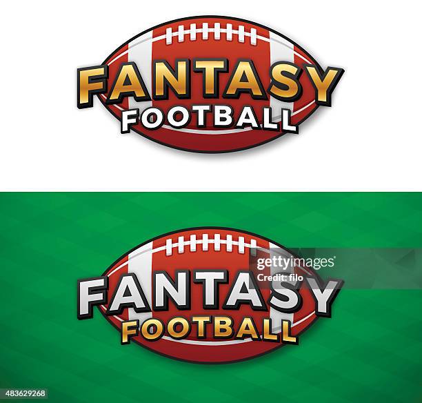 fantasy football symbols - fantasy football stock illustrations