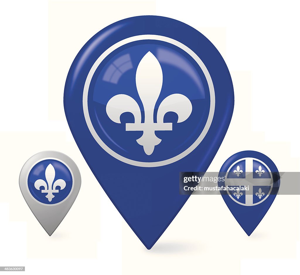 Pointer mit Quebec flag