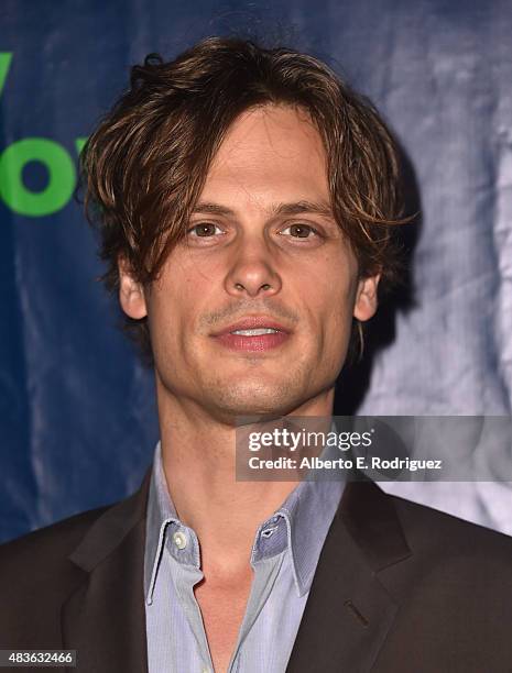 Actor Matthew Gray Gubler attends CBS' 2015 Summer TCA party at the Pacific Design Center on August 10, 2015 in West Hollywood, California.