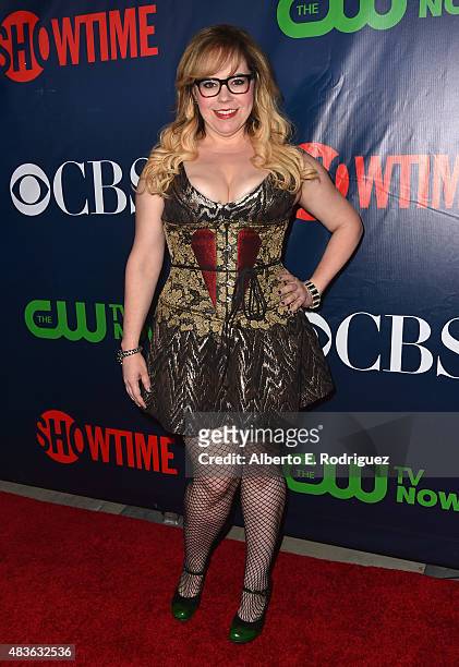 Actress Kirsten Vangsness attends CBS' 2015 Summer TCA party at the Pacific Design Center on August 10, 2015 in West Hollywood, California.