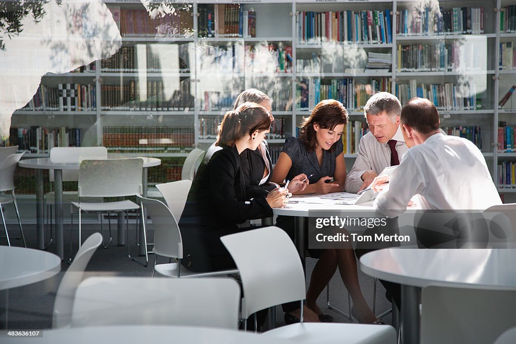 Businesspeople in office meeting