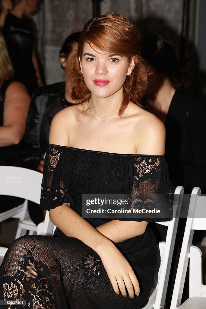 Alice McCall - Front Row - Mercedes-Benz Fashion Week Australia 2014