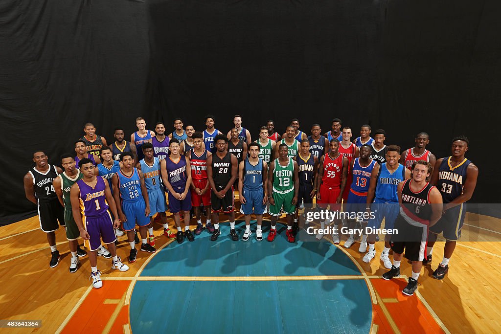 2015 NBA Rookie Photo Shoot