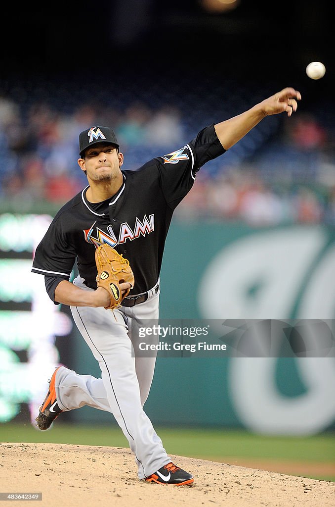 Miami Marlins v Washington Nationals