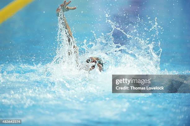 16th FINA World Championships: USA Ryan Lochte in action during Men's 200M Individual Medley Semifinal at Kazan Arena. Kazan, Russia 8/5/2015 CREDIT:...