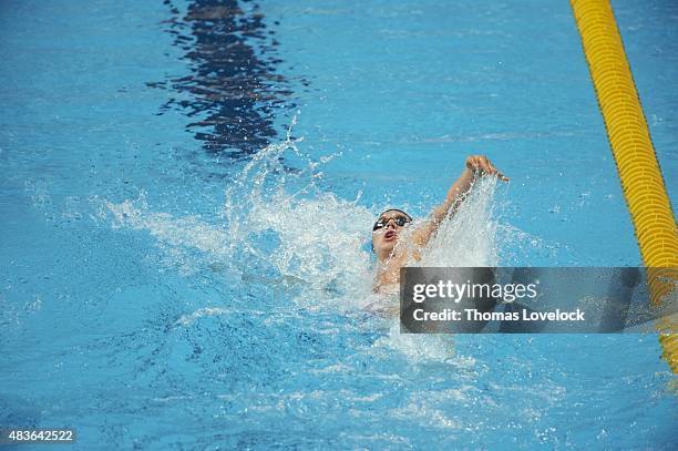 16th FINA World Championships: USA Ryan Murphy in action during Men's 200M Backstroke Semifinal at Kazan Arena. Kazan, Russia 8/6/2015 CREDIT: Thomas...