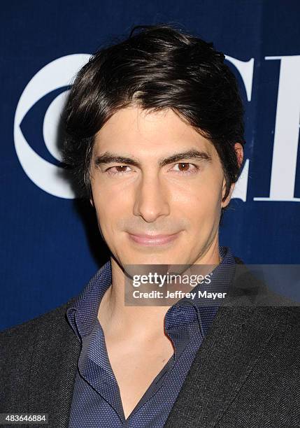 Actor Brandon Routh arrives at the CBS, CW And Showtime 2015 Summer TCA Party at Pacific Design Center on August 10, 2015 in West Hollywood,...