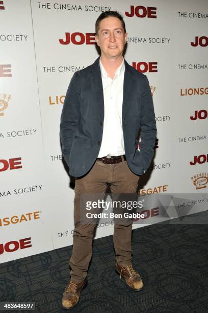 Director David Gordon Green attends the "Joe" screening hosted by Lionsgate And Roadside Attractions With The Cinema Society at Sunshine Landmark on...