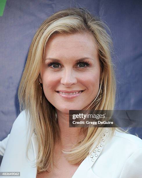 Actress Bonnie Somerville arrives at the CBS, CW And Showtime 2015 Summer TCA Party at Pacific Design Center on August 10, 2015 in West Hollywood,...