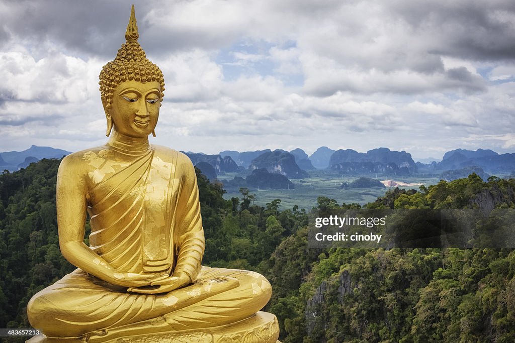Goldenen Buddha-Tempel in der Tigerhöhle/Thailand