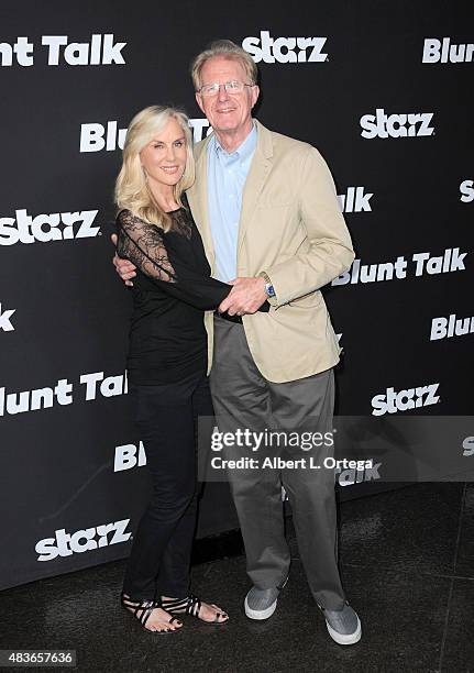 Actor Ed Begley Jr. And arrives for the Premiere Of STARZ "Blunt Talk" held at DGA Theater on August 10, 2015 in Los Angeles, California.