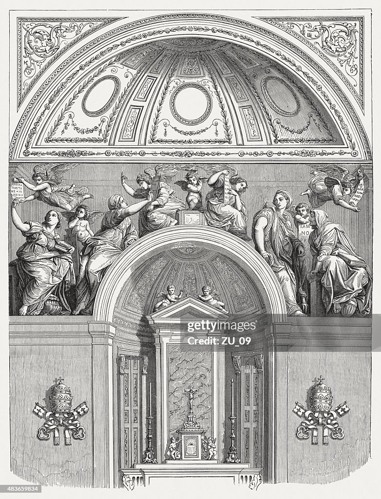 Sibyls (Curch Santa Maria della Pace) by Raphael, published 1878