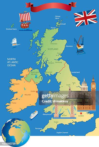 ilustrações, clipart, desenhos animados e ícones de desenho mapa do reino unido - houses of parliament london