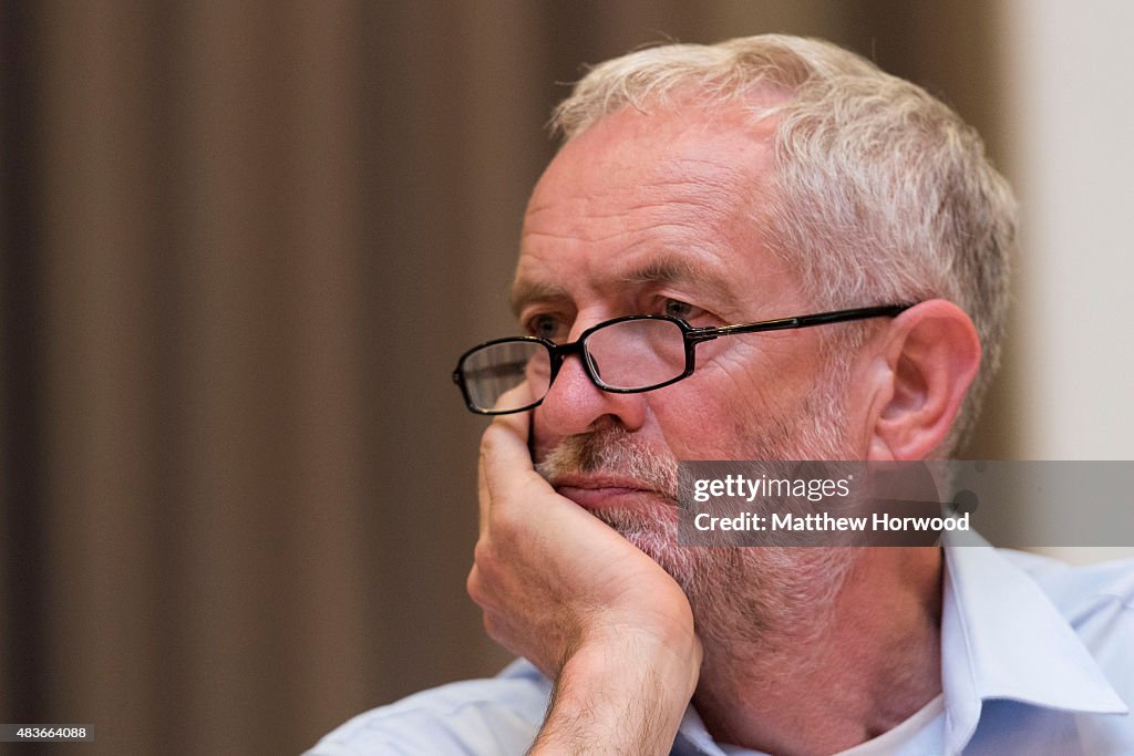 Labour Leadership Candidate Jeremy Corbyn Continues His Welsh Tour