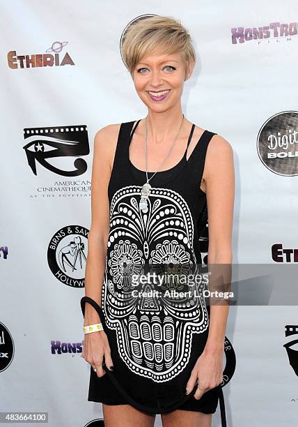 Director Axelle Carolyn arrives for the Etheria Film Night 2015 held at American Cinematheque's Egyptian Theatre on June 13, 2015 in Hollywood,...