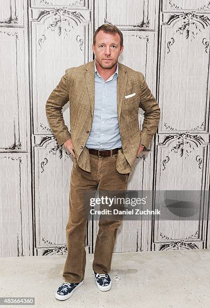 Filmmaker Guy Ritchie attends AOL Build to discuss his new film 'Man from U.N.C.L.E.' at AOL Studios on August 11, 2015 in New York City.