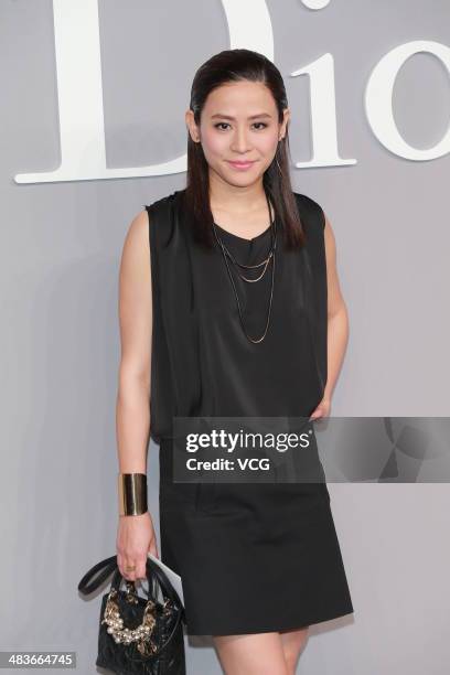 Jessica Hester Hsuan attends Dior Haute Couture press conference on April 9, 2014 in Hong Kong, China.