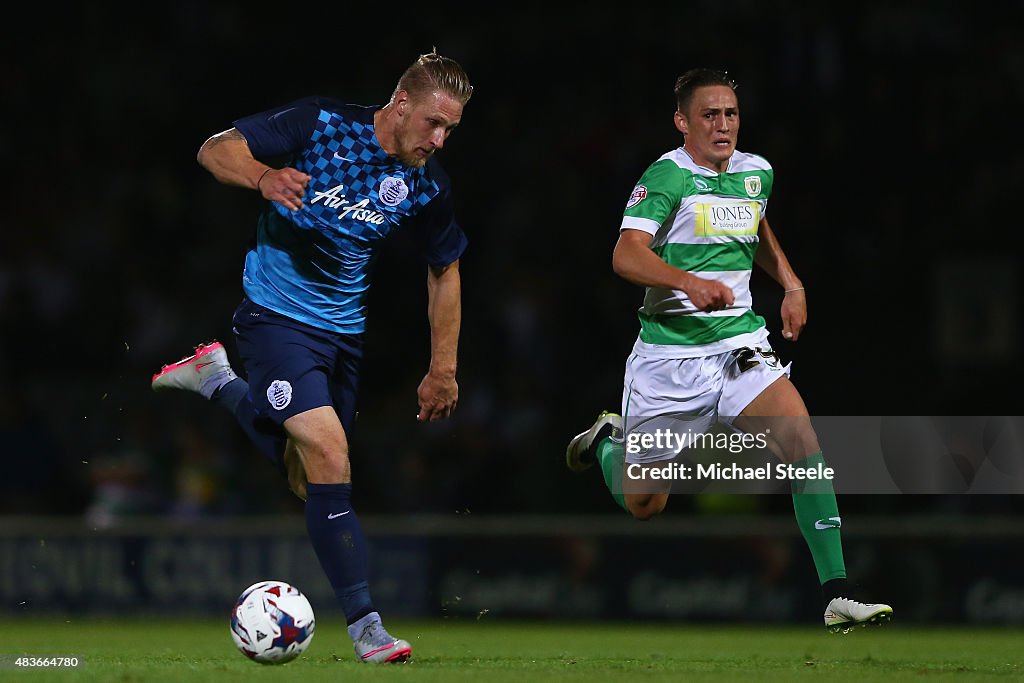 Yeovil Town v Queens Park Rangers - Capital One Cup First Round