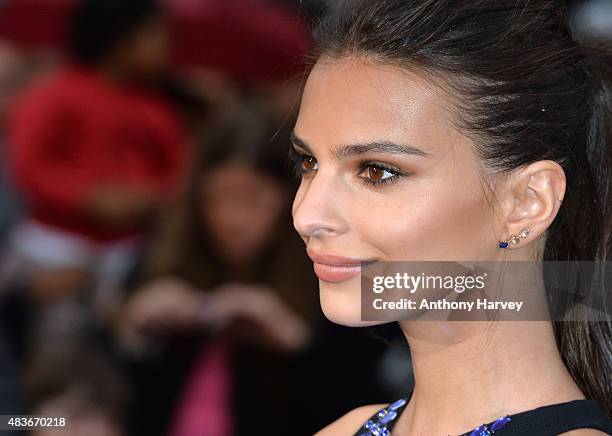 Emily Ratajkowski attends the European Premiere of "We Are Your Friends" at Ritzy Brixton on August 11, 2015 in London, England.