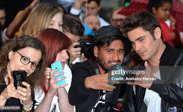 Zac Efron attends the European Premiere of "We Are Your Friends" at Ritzy Brixton on August 11, 2015 in London, England.