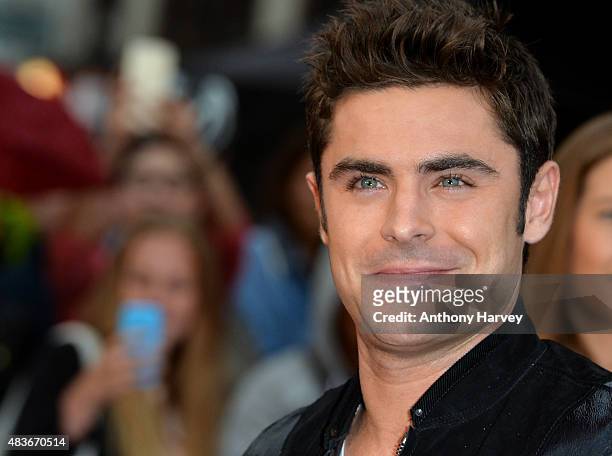 Zac Efron attends the European Premiere of "We Are Your Friends" at Ritzy Brixton on August 11, 2015 in London, England.