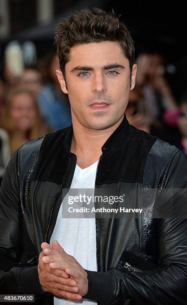 Zac Efron attends the European Premiere of "We Are Your Friends" at Ritzy Brixton on August 11, 2015 in London, England.