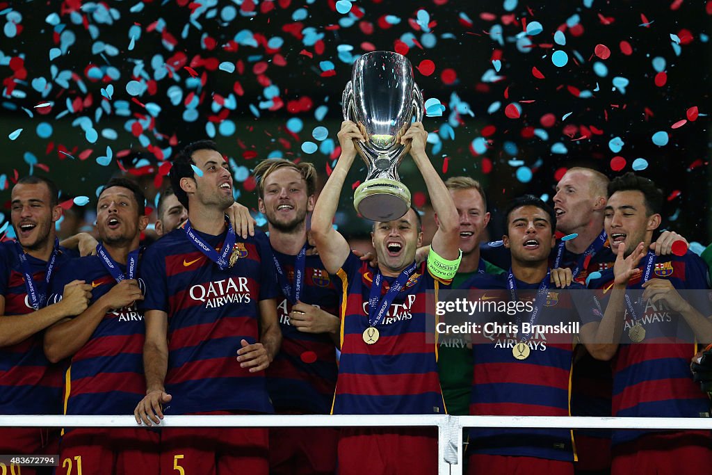 Barcelona v Sevilla FC - UEFA Super Cup
