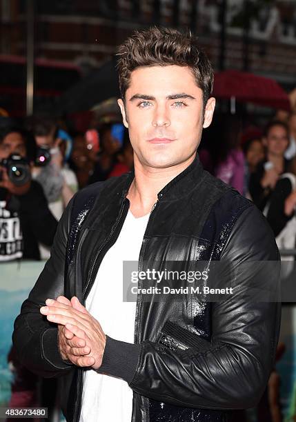 Zac Efron attends the European Premiere of "We Are Your Friends" at Ritzy Brixton on August 11, 2015 in London, England.