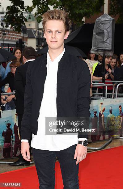 Caspar Lee attends the European Premiere of "We Are Your Friends" at Ritzy Brixton on August 11, 2015 in London, England.