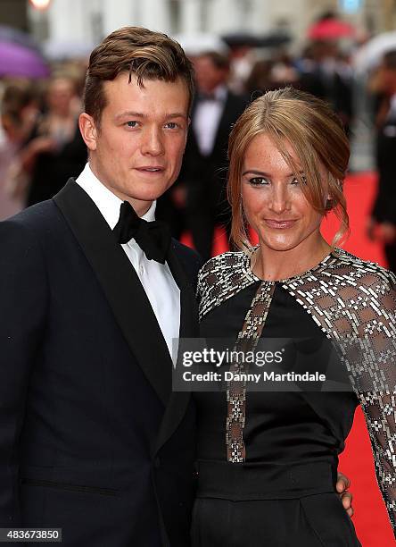 Ed Speleers and guest attend as BAFTA celebrate "Downton Abbey" at Richmond Theatre on August 11, 2015 in Richmond, England.