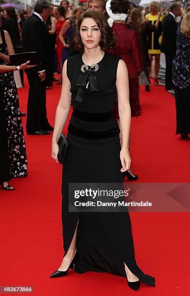 Catherine Steadman attends as BAFTA celebrate "Downton Abbey" at Richmond Theatre on August 11, 2015 in Richmond, England.