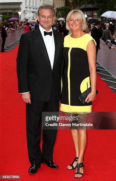 Hugh Bonneville and Lulu Williams attend as BAFTA celebrate "Downton Abbey" at Richmond Theatre on August 11, 2015 in Richmond, England.