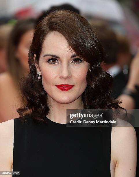 Michelle Dockery attends as BAFTA celebrate "Downton Abbey" at Richmond Theatre on August 11, 2015 in Richmond, England.