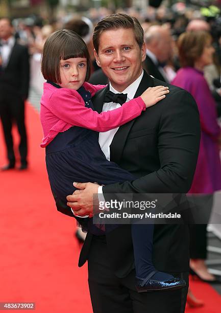 Fifi Ward and Allen Leech attends as BAFTA celebrate "Downton Abbey" at Richmond Theatre on August 11, 2015 in Richmond, England.
