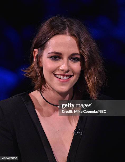 Actress Kristen Stewart visits "The Tonight Show Starring Jimmy Fallon" at Rockefeller Center on August 11, 2015 in New York City.