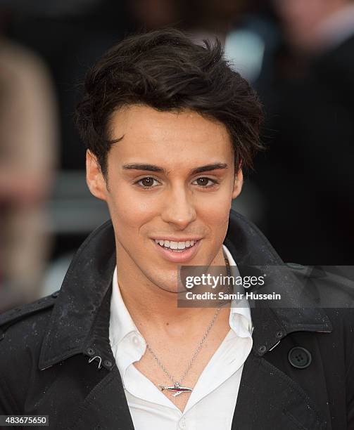 Raphael Gomes attends the European Premiere of "We Are Your Friends" at Ritzy Brixton on August 11, 2015 in London, England.